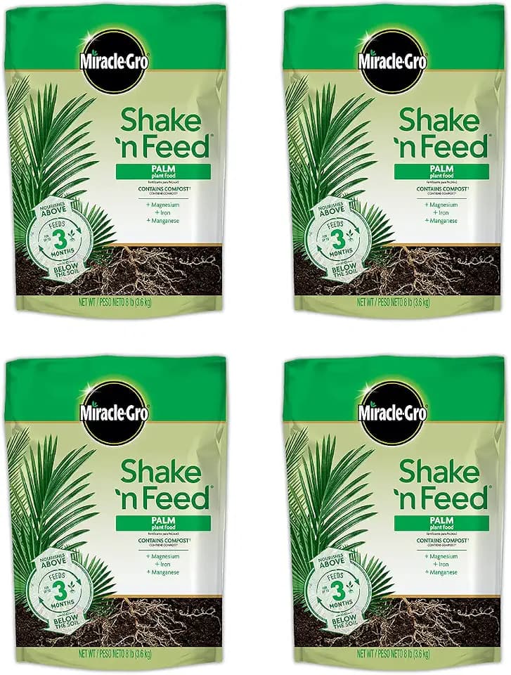 Miracle-Gro Shake 'N Feed Palm Plant Food, 8 lb. (4-Pack)