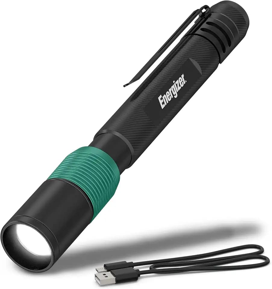 Energizer X-400 Pen Light Flashlight Rechargeable, Bright Penlight