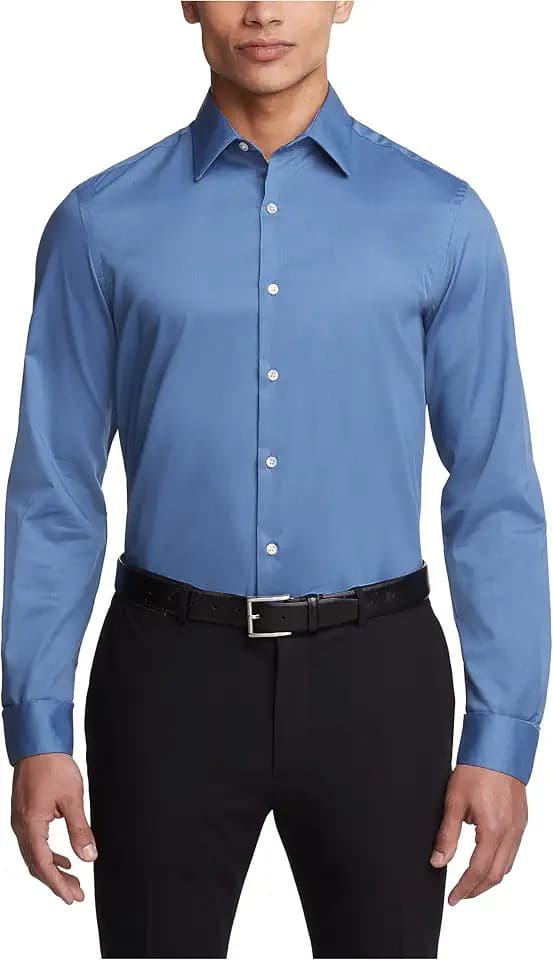 Van Heusen Men's Flex Collar Slim Fit Stretch Dress Shirt