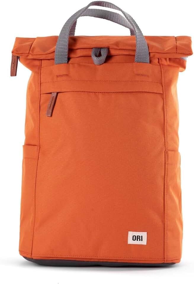 ORI LONDON The Finchley Backpack Bag, Small, Atomic Orange