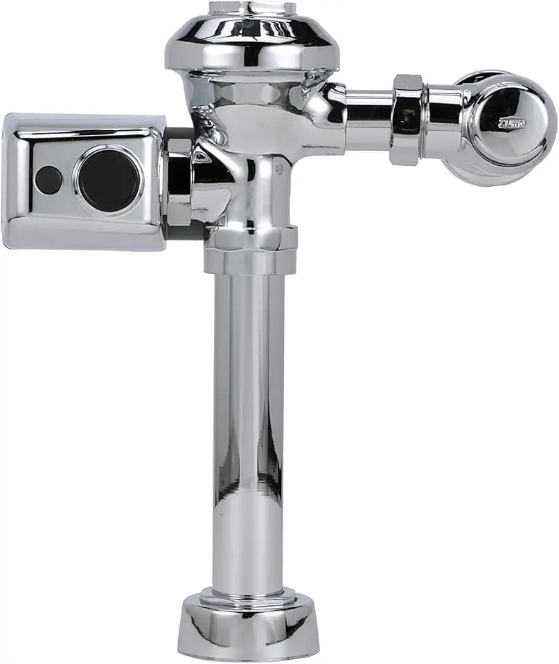 Zurn ZER6000PL-HET-CPM AquaFlush Plus PL ZER Exposed Sensor Diaphragm Flush Valve with 1.28 GPF and Metal Cover in Chrome