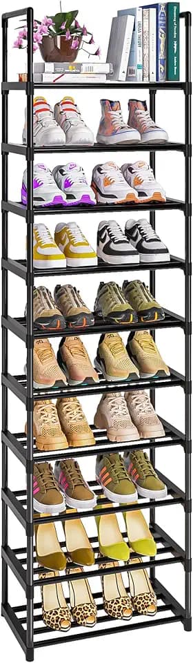 OYREL Shoe Rack - Sturdy Metal Shoes Storage Organizer for Closet, Entryway