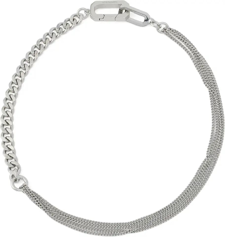 AllSaints Jewelry Women's Curb Chain Collar Necklace