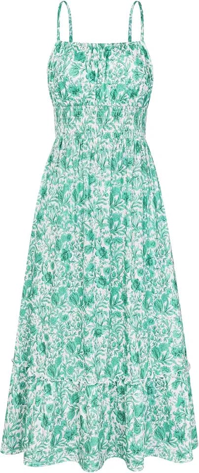GRACE KARIN Summer Dresses for Women 2026 Vacation Boho Maxi Sundress