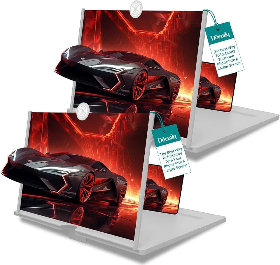 2pc Screen Magnifier Cell Phone Gifts for Men Tech Gadgets Amplifier Mobile Phone Tecnologia para Hombres Futuristic Amplificador De Pantalla para Celular Top Ten for iPhone Hi Def Big Screen