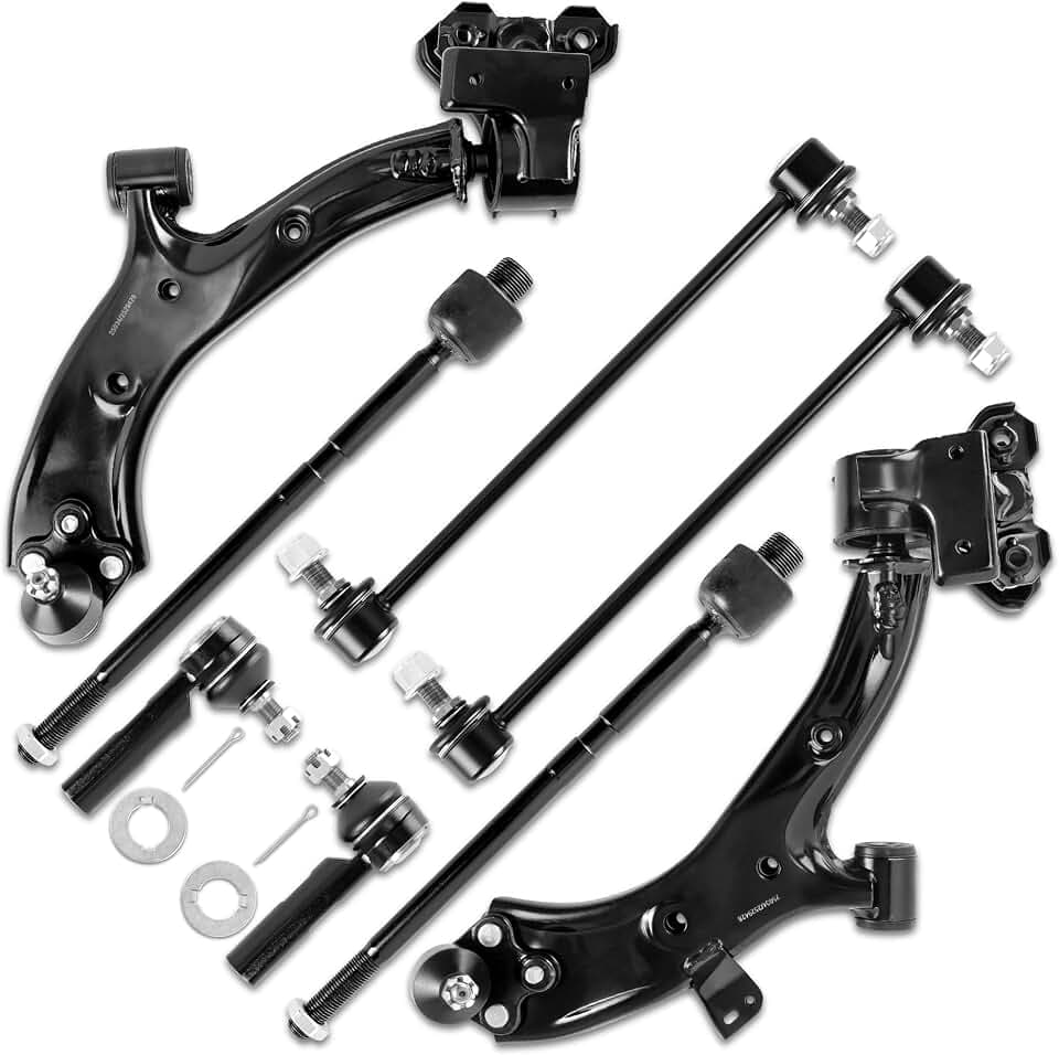 Front Lower Control Arm with Ball Joint Kit Compatible for Honda CRV EX EX-L LX SE 2.4L 2007-2011 K620500 K620501 K750297 ES800510 EV800689 Left and Right 8pcs