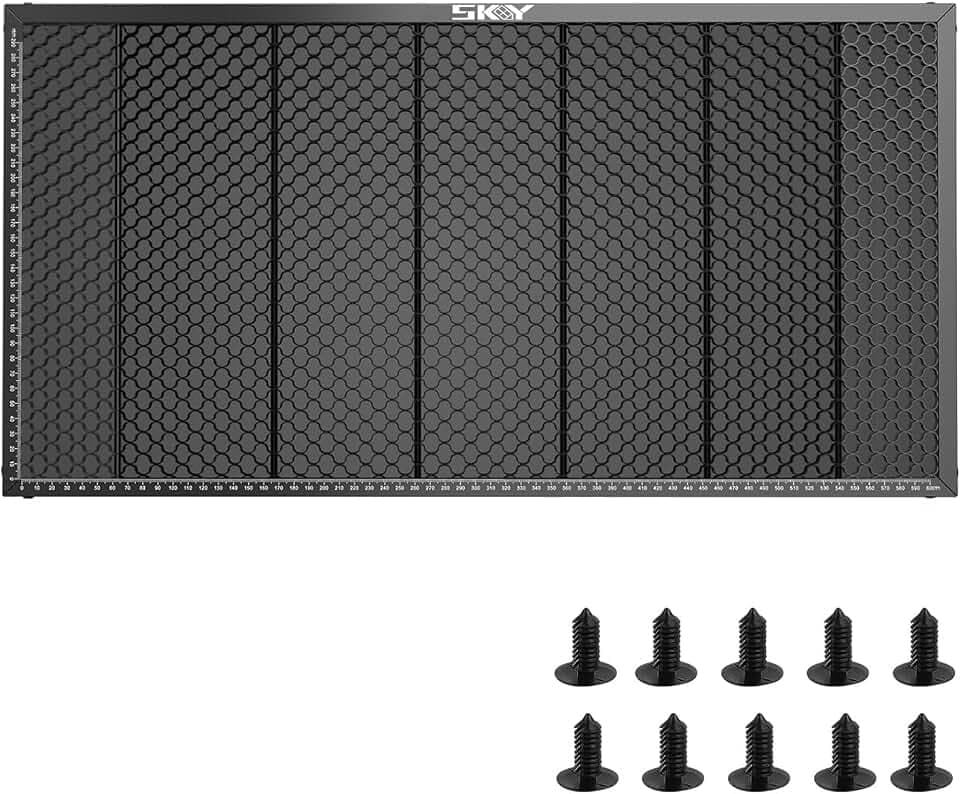 Honeycomb Laser Bed for P2 and P2S CO2 Laser Engraver and Cutter Machine. Steel Honeycomb Cutting Bed Designed for P2/P2S