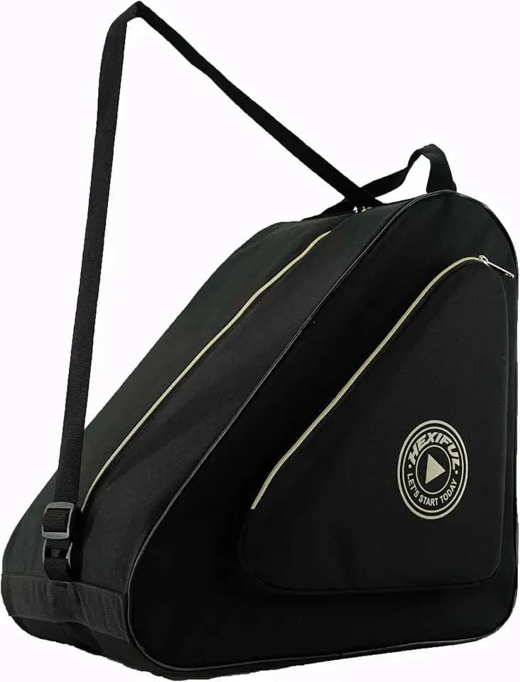 HEXIFUL Skate Bag for Ice, Inline, Roller & Quad Skates - Kids & Adults