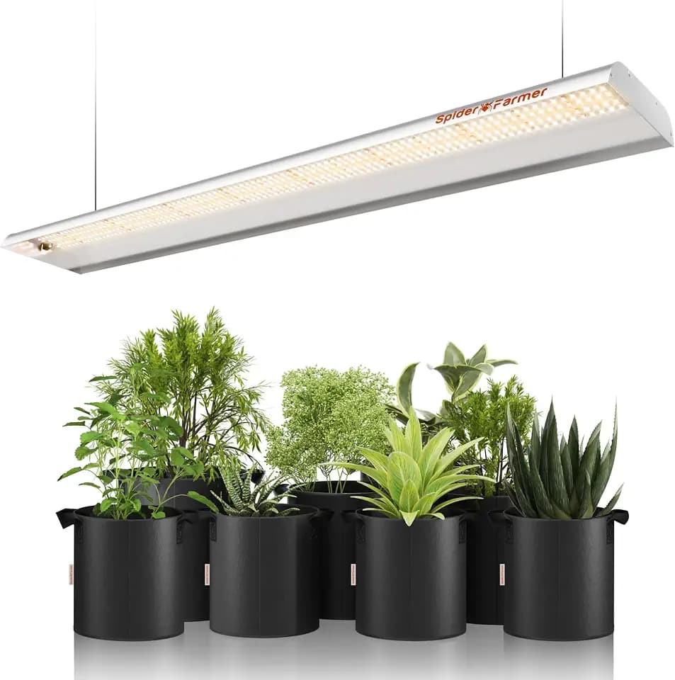 Spider Farmer SF600 LED Grow Lights, Full Spectrum Veg Flower for 2x4 ft