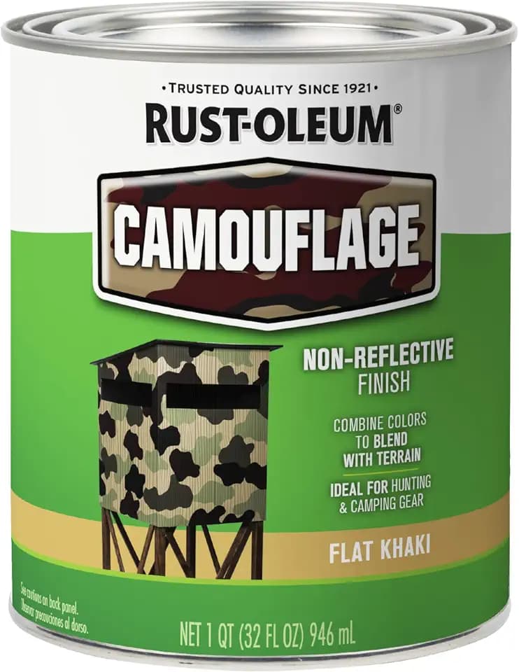 Rust-Oleum Camouflage Flat Khaki Paint