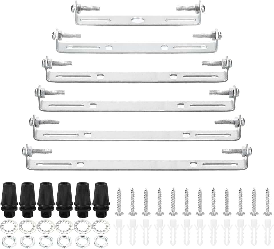 PATIKIL 6 Set 105mm 115mm 125mm 135mm 140mm 150mm Deckenleuchte Platte Kit