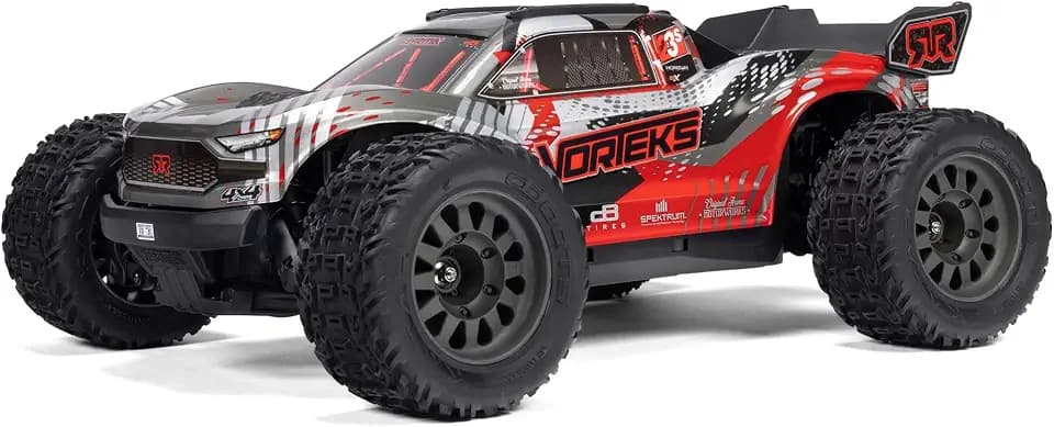 ARRMA RC Truck 1/10 VORTEKS 4X4 223S BLX BRUSHLESS Stadium Truck RTR (Battery and Charger Not Included) with DSC, RED, ARA4305V4T1