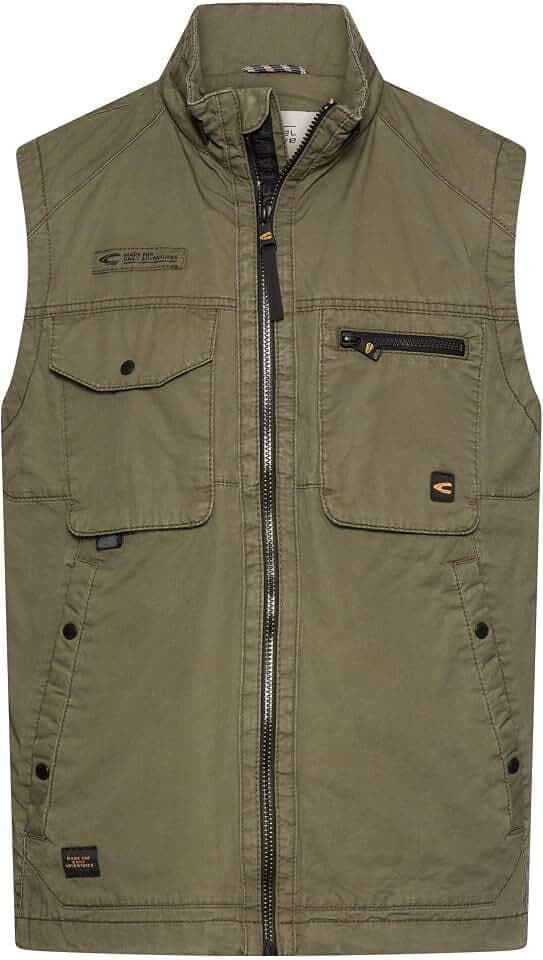 camel active Herren Outdoor Weste mit Innentaschen