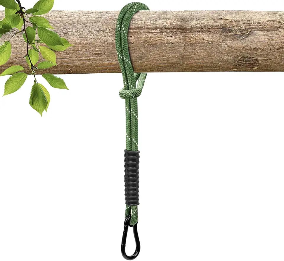 Heavy Duty Tree Swing Ropes, Hammock Tree Straps Hanging Kit, for Outdoor Swings Hammock Playground Set Accessories (8.41ft,101",Green,1Pack)