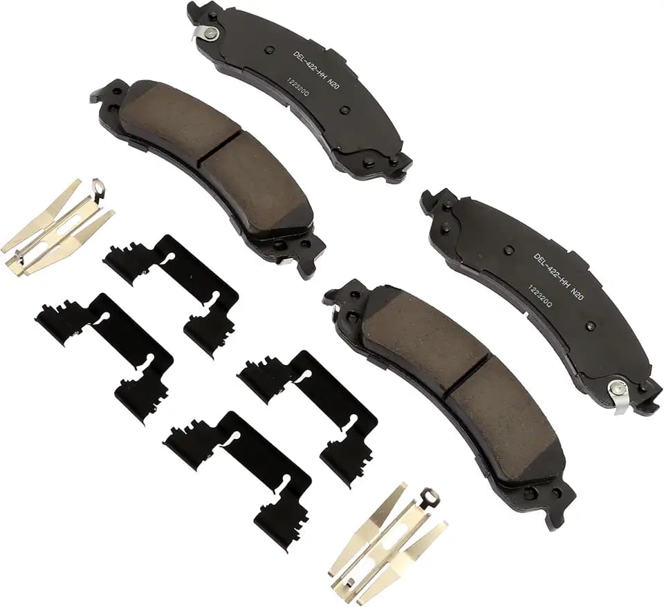 ACDelco Gold 17D834CHF1 (19428027) Ceramic Rear Disc Brake Pad Set with Springs and Clips