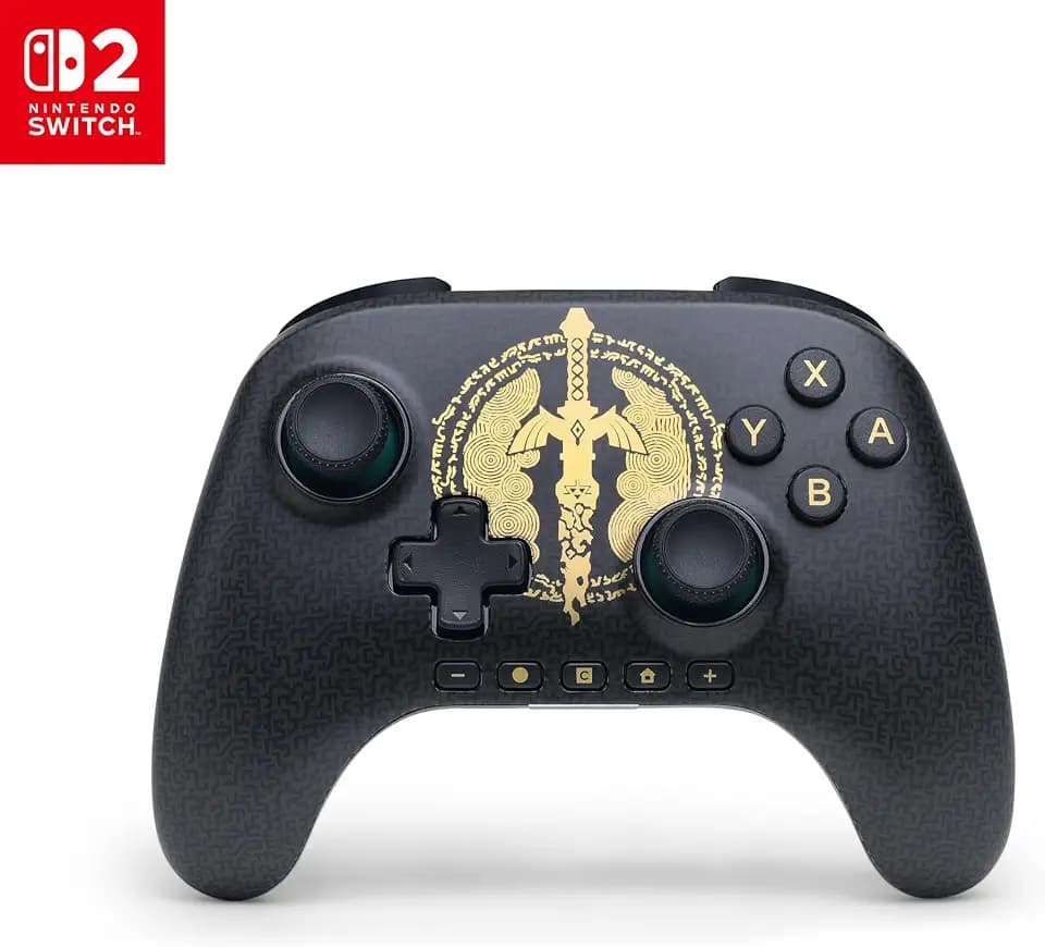 PowerA Advantage Wireless Controller for Nintendo Switch 2 - Zelda Decayed Master Sword, Officially Licensed, Hall Effects, Mappable Buttons, Pro Controller, C Button, Motion Controls