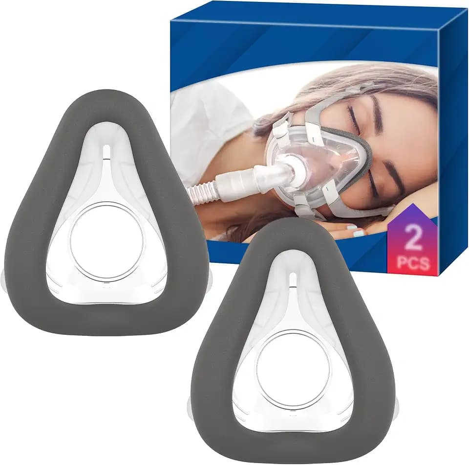 2 Pack Maskenkissen für AirFit F20 Maske Neue Ersatzmaske mit Memory-Schaum Kompatibel mit AirTouch F20 Versiegelte Bequeme Noise-free (S)