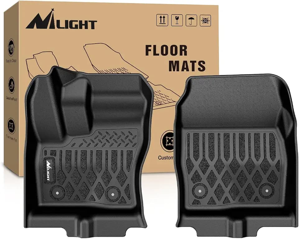 Nilight Floor Mats for Ford Transit Connect W/Vinyl Flooring & Post Only