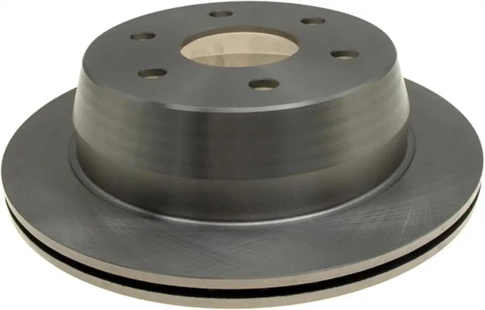 ACDelco Silver Rear Brake Rotor 18A952A | GM 19241883 Brake Rotors for Select Chevy Silverado, Chevrolet Suburban, Tahoe, Astro, GMC Yukon, Sierra and more
