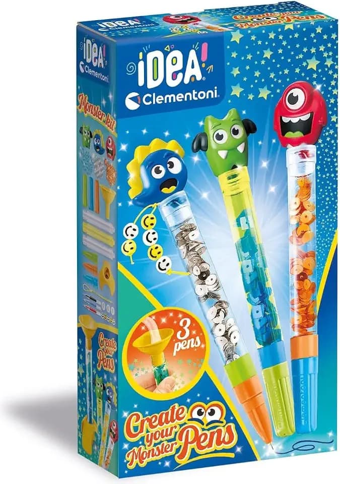 Mini Fabrik Kugelschreiber Monster Clementoni Set Kreativ