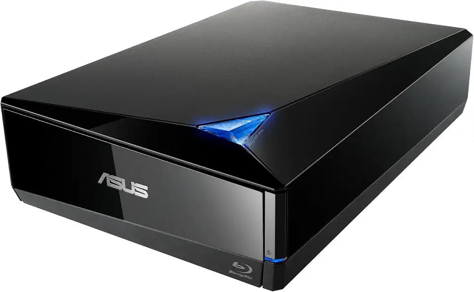 ASUS Powerful Blu-ray Drive with 16x Writing Speed and USB 3.0 for Both Mac/PC Optical Drive BW-16D1X-U/BLK/G/AS/P2G, 1 Year Warranty