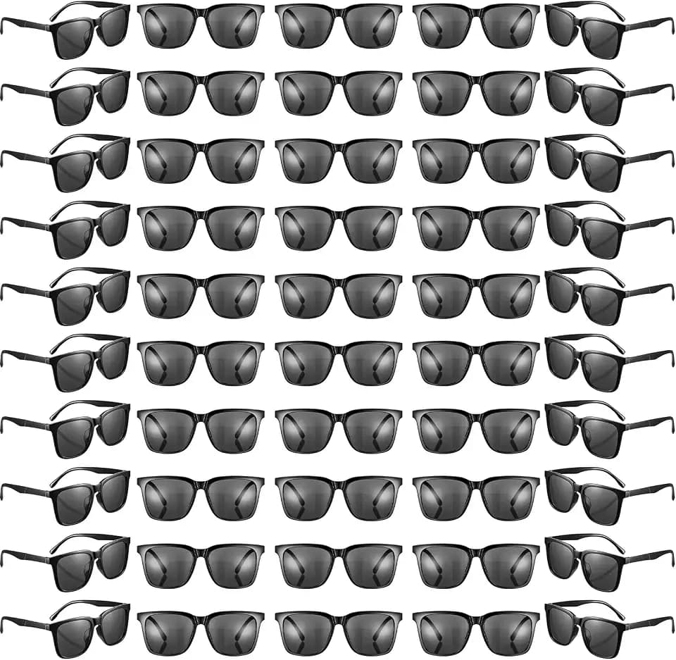 Umigy 50 Pack Sunglasses Bulk for Adult UV Protection Retro