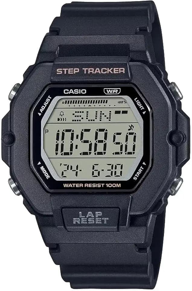Casio LWS2200H Series | Men’s Digital Watch | Step Tracker | Countdown Timer | LED Illuminator with Afterglow | 100 SEC Chronograph | Multi Alarms | Hourly Time Signal | 2 Year Battery
