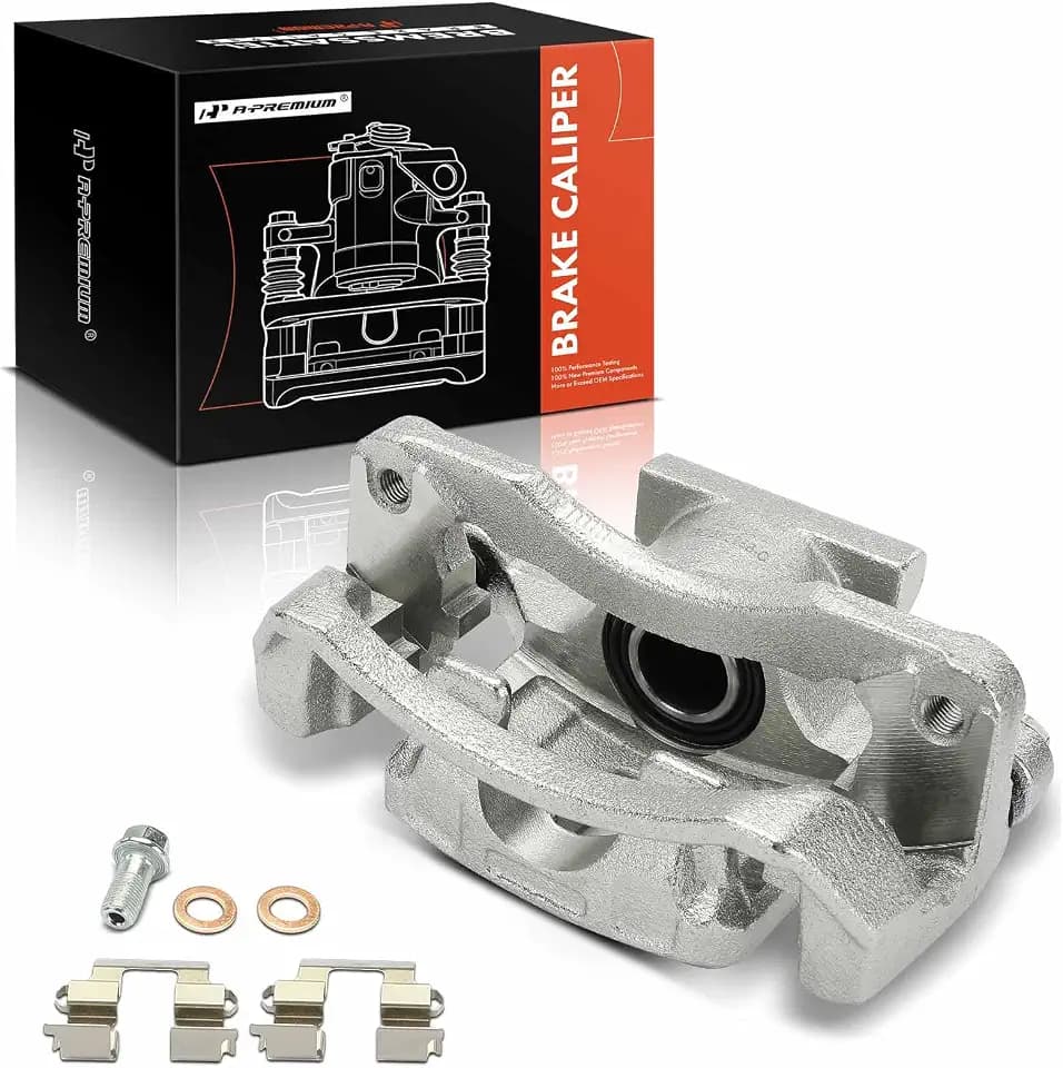 A-Premium Rear Right Passenger Side Disc Brake Caliper with Bracket
