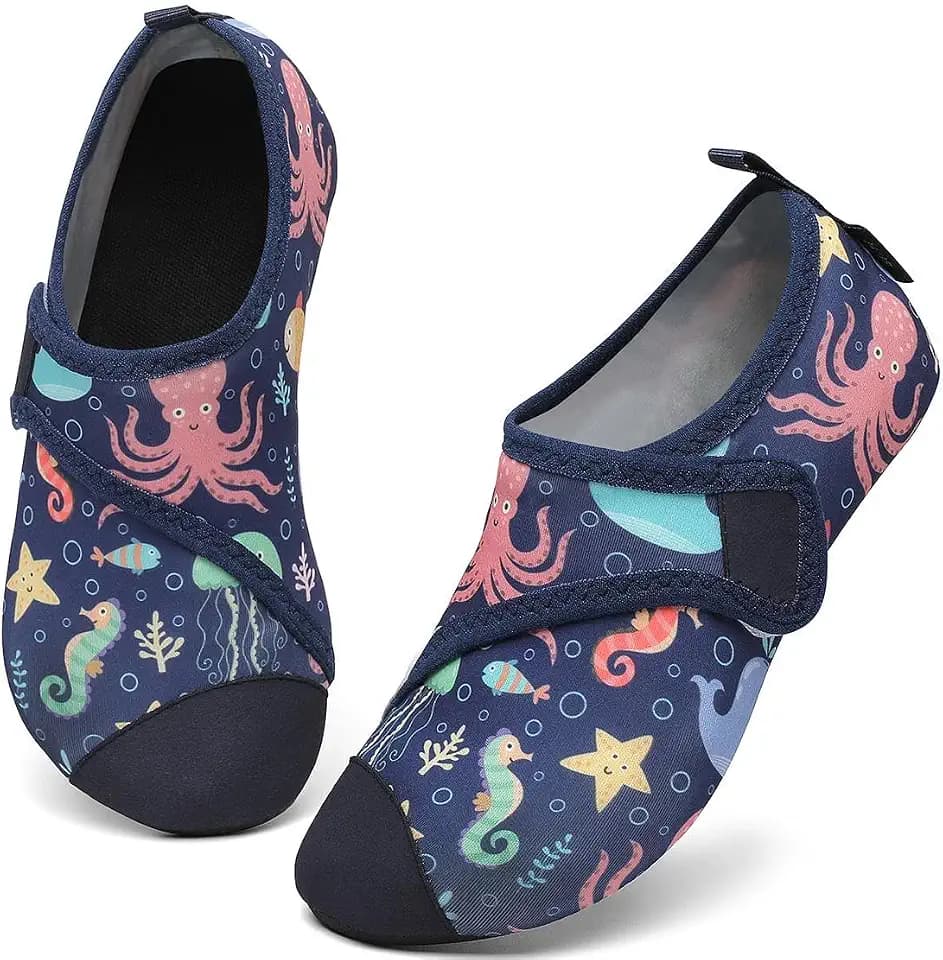 SAGUARO Kinder Badeschuhe Schnell Trocknend Atmungsaktiv Wasserschuhe Leicht Weich Barfußschuhe-Touch X, Gr. 20-37