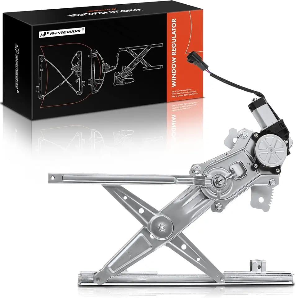 A-Premium Front Driver Side Power Window Regulator with Motor (2-Pin)