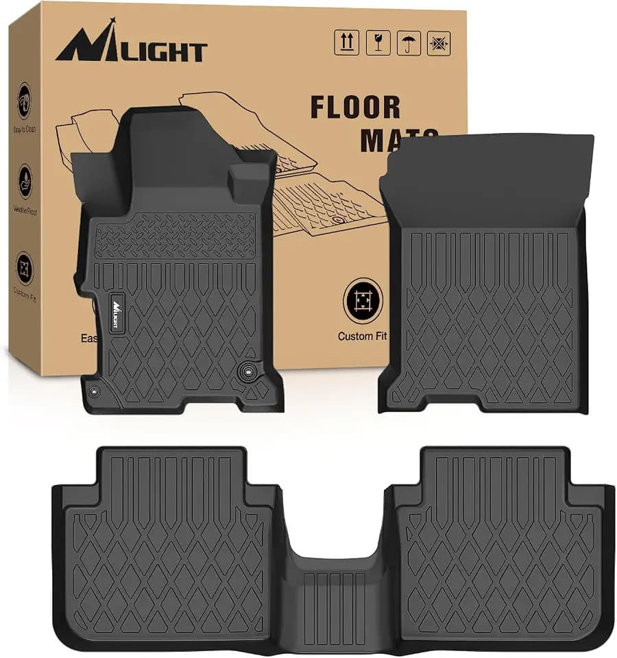 Nilight TPE Floor Mats for Honda Accord Sedans 2013 2014 2015 2016 2017