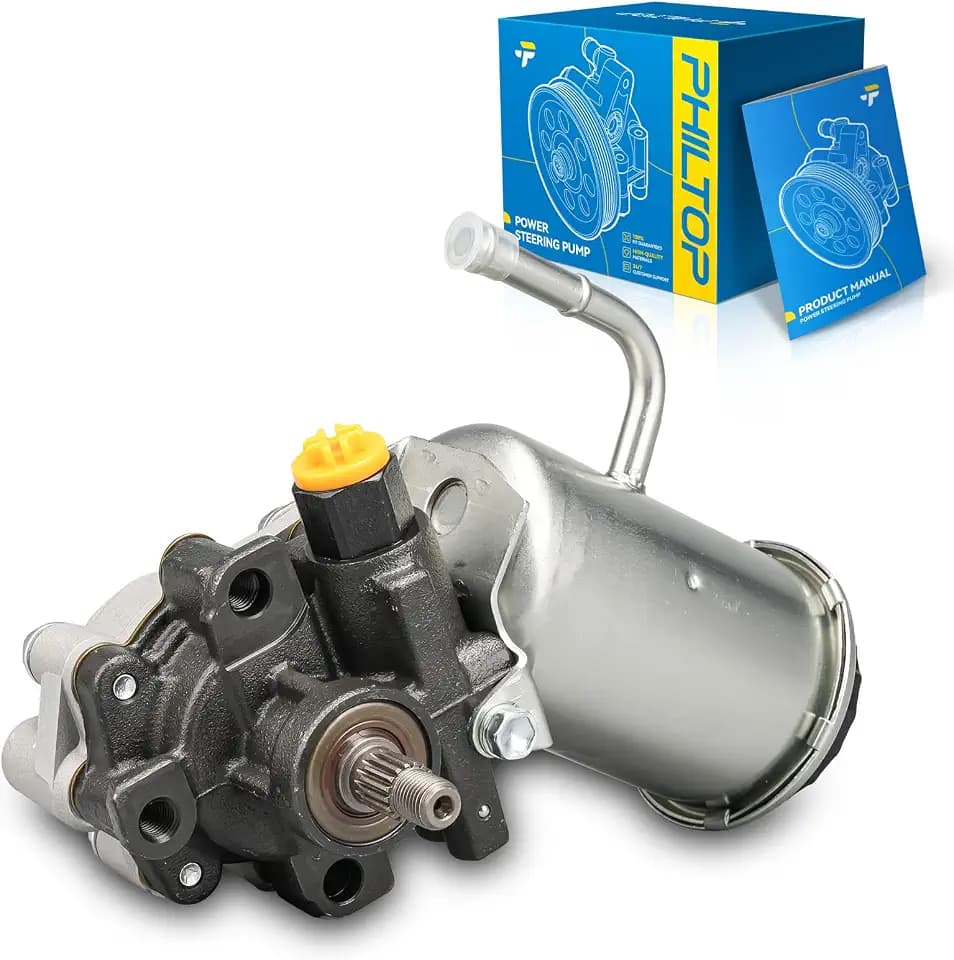 PHILTOP 965229 Power Steering Pump with Reservoir, Fit for 1996-2002 4Runner 3.4L, 1995-2003 Tacoma 3.4L, Replace OE 4432004052, 13073, 965229, 4432004051, 4432035490, 4432035490, 4432004050