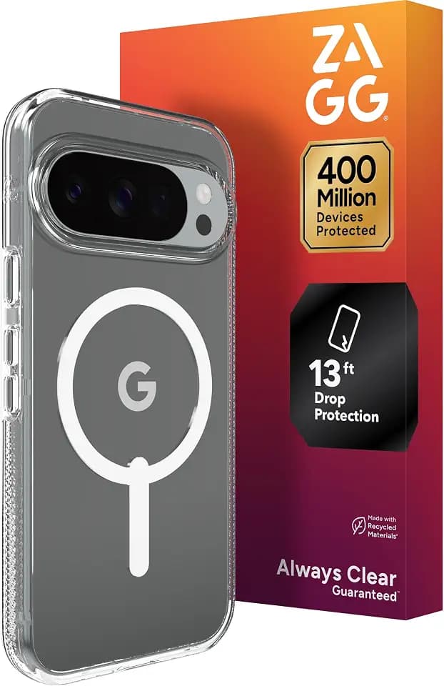 ZAGG Crystal Palace Snap Google Pixel 10 Pro XL Case, Clear