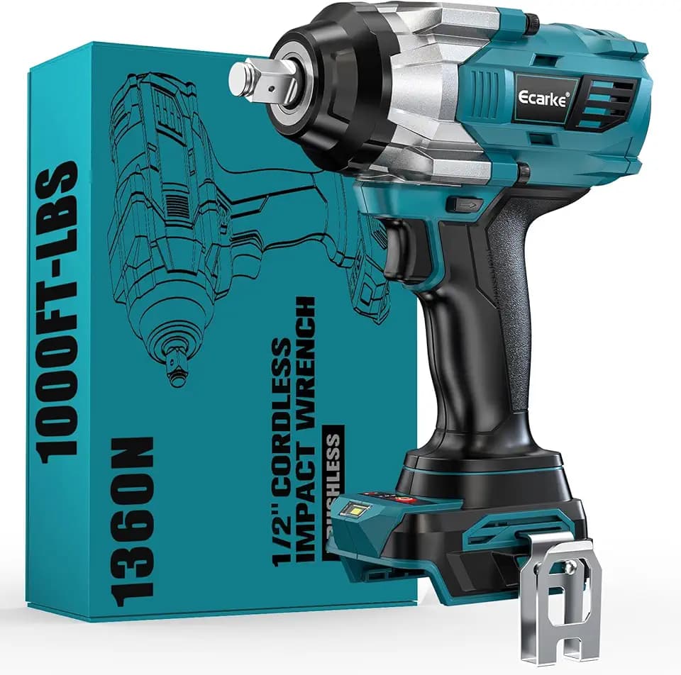 Ecarke Akku-Schlagschrauber 1400 Nm kompatibel mit Makita 18V Akku