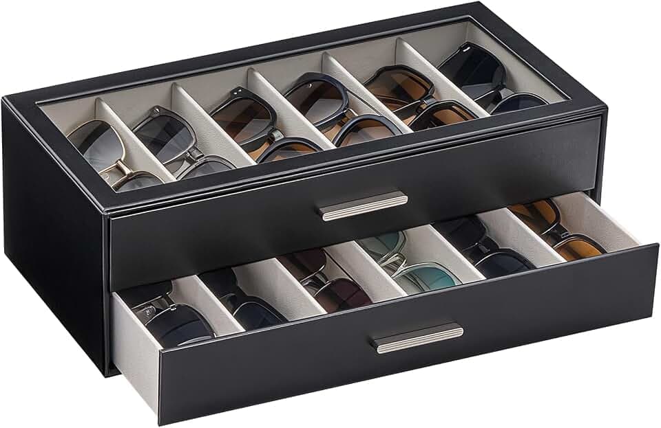 Lolalet Sunglasses Storage Box for Women