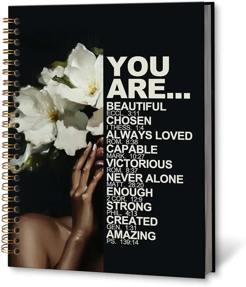 Inspirational black girl Notebook Journal 5.5x8.3in, black girl Affirmations Journal for Writing, Inspirational African American Notebooks for Note Taking
