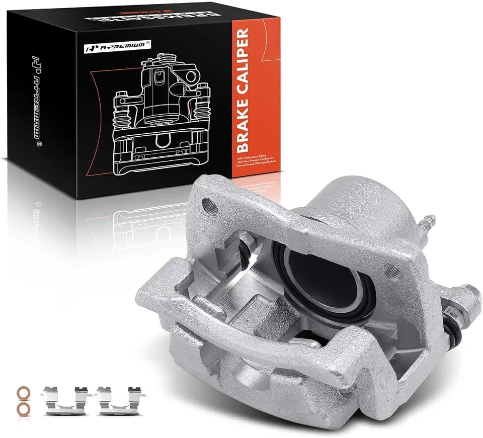 A-Premium Front Right Passenger Disc Brake Caliper with Bracket