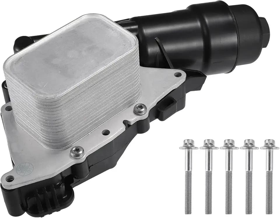 X AUTOHAUX Oil Cooler Oil Filter Housing for BMW I8 2014-2020 11428585235