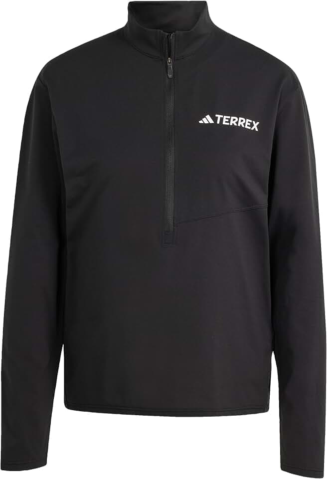 adidas Damen Terrex Multi Climacool Half Zip Long Sleeve T-Shirt (Lange Ärmel) (1er Pack)