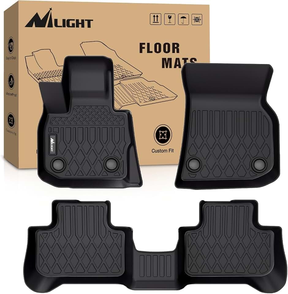 Nilight TPE Floor Mats for BMW X3 30i M40i 30e