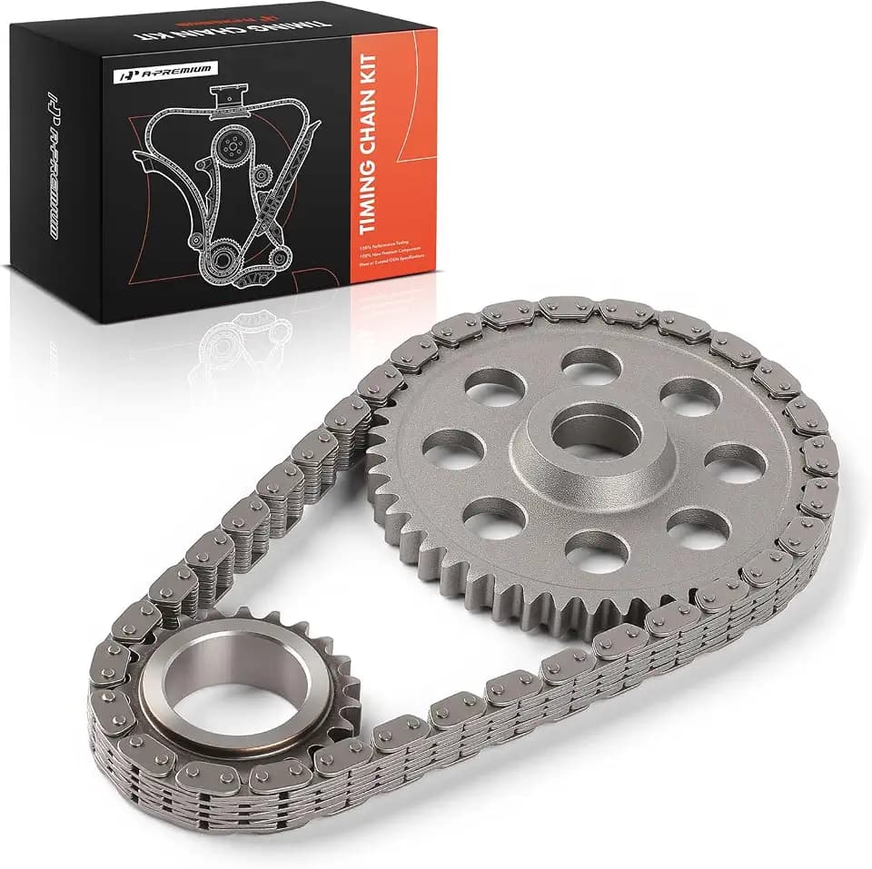 A-Premium Engine Timing Chain Kit w/Sprocket Compatible with Jeep, Dodge