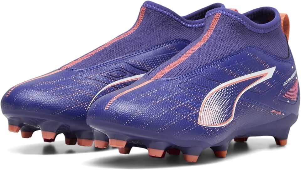 PUMA Kids Ultra Match Laceless Firm, Artificial Ground Soccer Cleats (Little Kid/Big Kid)