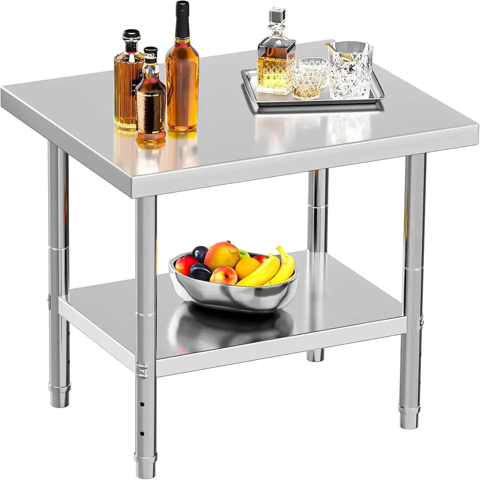YITAHOME 30" X 24" NSF Stainless Steel Table