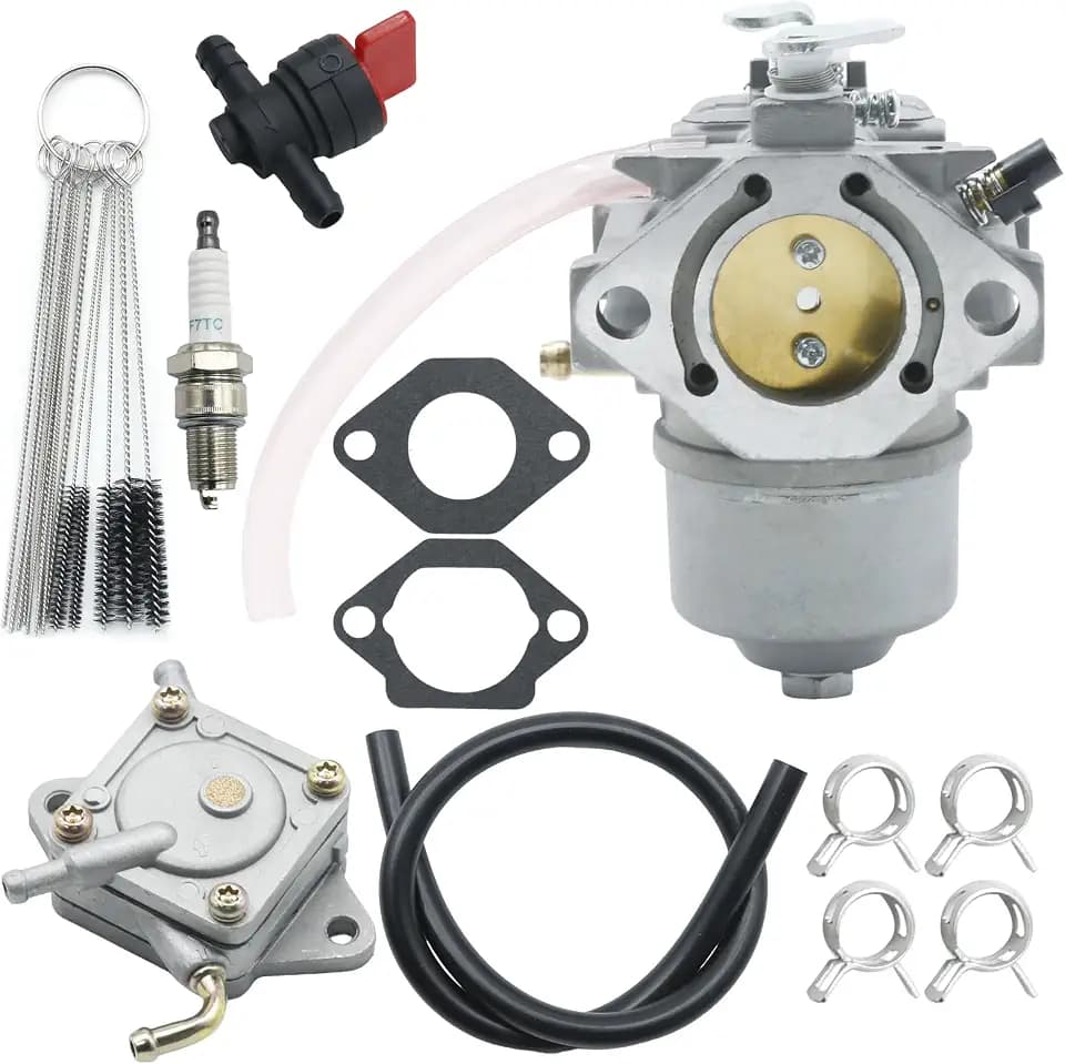 AM122852 Carburetor Kit, Replacement for John Deere 180 185 260 265 HD75 GS75, Replacement for Kawasaki FC540V 17HP Cycle Engine, Replaces 15003-2296 M97274