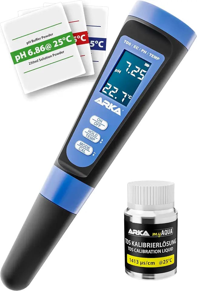 ARKA pH TDS EC Wasserqualität Messgerät - myAqua digitaler Wassertest