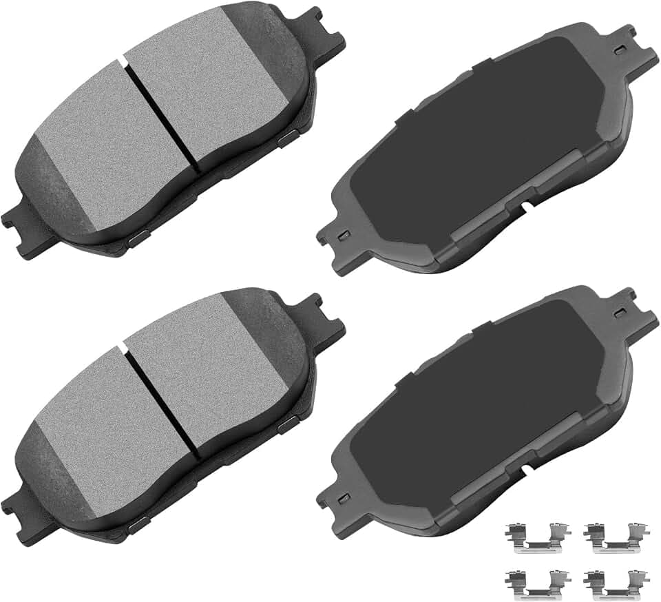 cciyu D908 4pcs Front Ceramic Brake Pads Kits