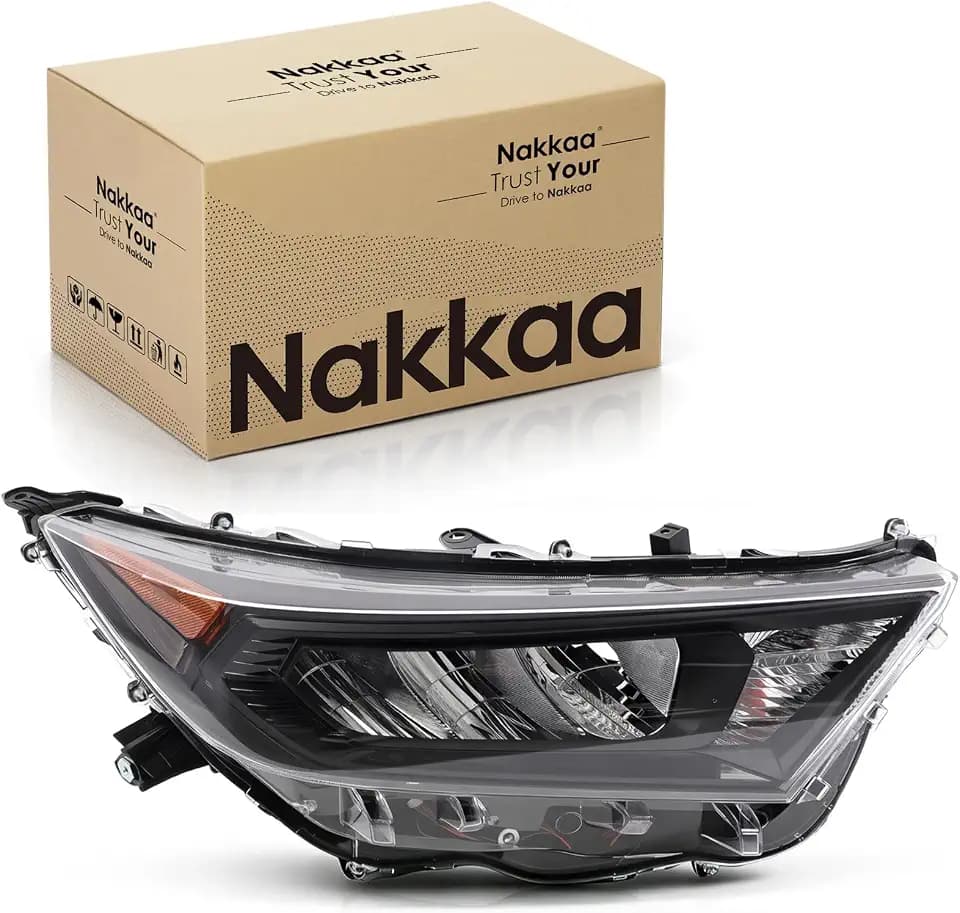 Nakkaa Right Headlight Assembly Compatible with RA-V-Four LE XLE 2019-2022