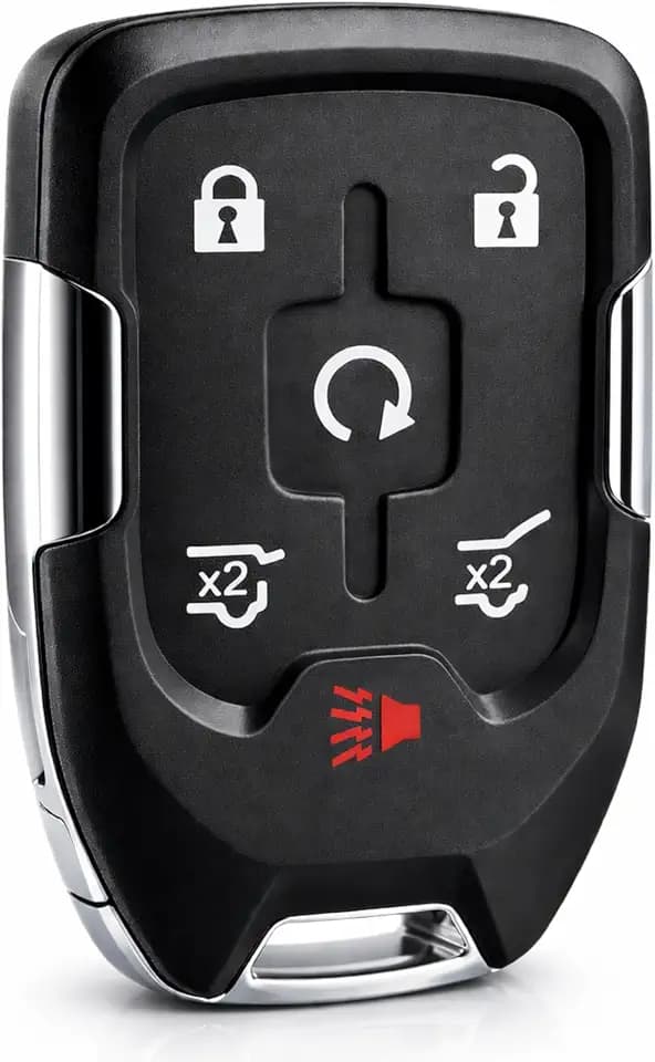1x Smart Key Fob Replacement for 2015-2020 Chevy Suburban Tahoe GMC Yukon Yukon XL, HYQ1AA 13580802, Push to Start Only, Self Programmable with One Working Key