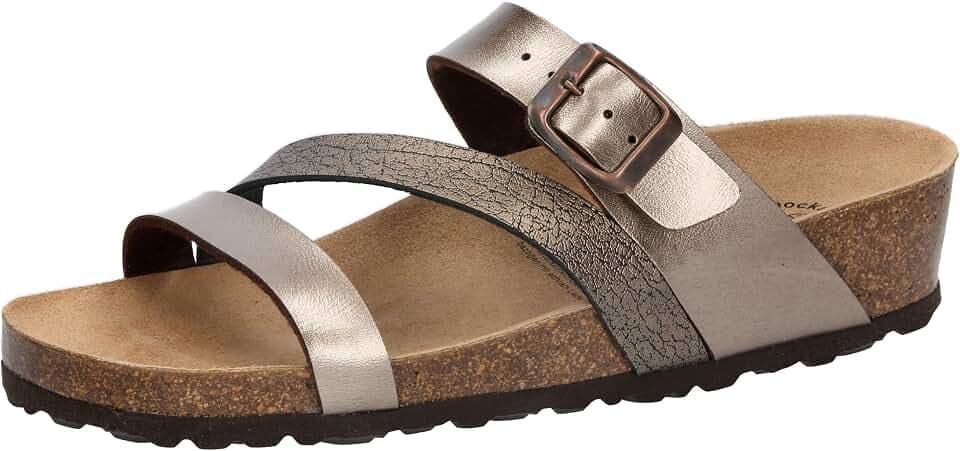 Lico Unisex Natural Glitter Hausschuhe