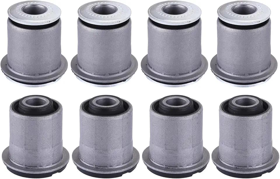 Front Upper Lower Control Arm Bushings Kit 48632-35080 for Toyota Tacoma 1995-2004 4Runner 1995-2002 Land Cruiser Prado 90 48632-35080 48061-35040 48061-35050 Front Control Arm Suspension Bushing Kit